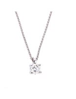 Halskette Crivelli Dame PUNTO LUCE in Weißgold Diamante 0.50 Ct 024-0481 0.50 G SI - 024-0481 0.50 G SI